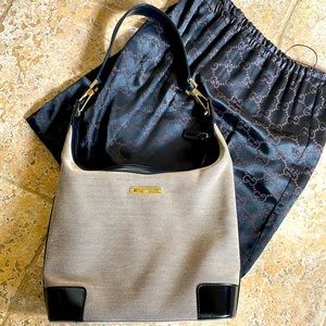 Authentic Gucci canvas bag